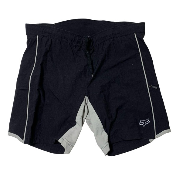 Fox Racing Padded Cycling Biking Shorts Nylon Spandex Bike Mens L - Picture 1 of 7